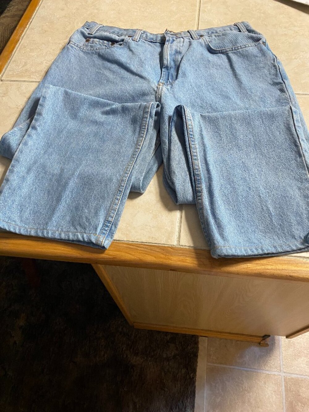 Men's, preowned 36 X 30, 100% cotton, Kirkland blue jeans